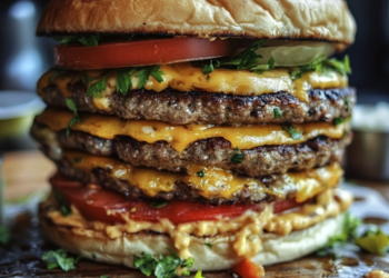 Ultimate Triple Stack Burger