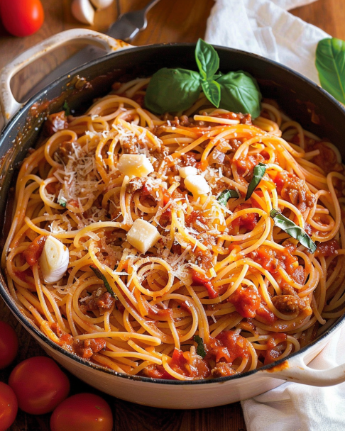 One Pot Spaghetti: The Ultimate 30-Minute Weeknight Dinner