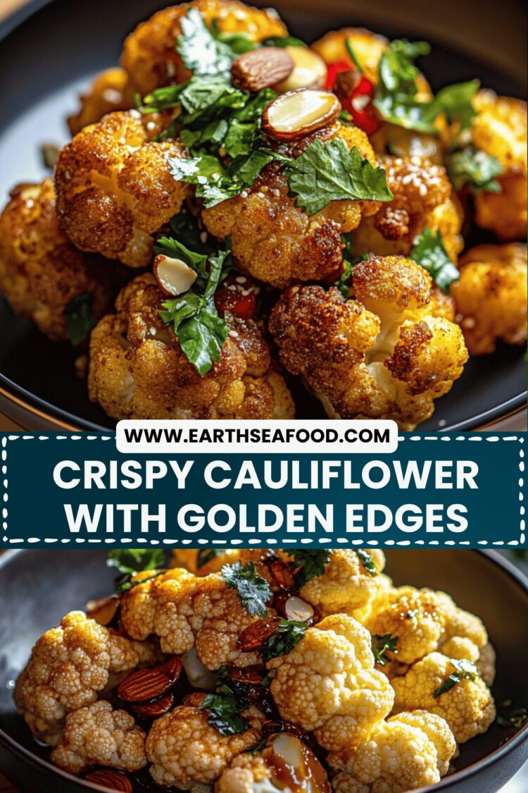 Crispy Cauliflower with Golden Edges