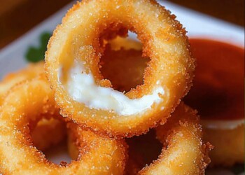 Mozzarella Stick Onion Rings