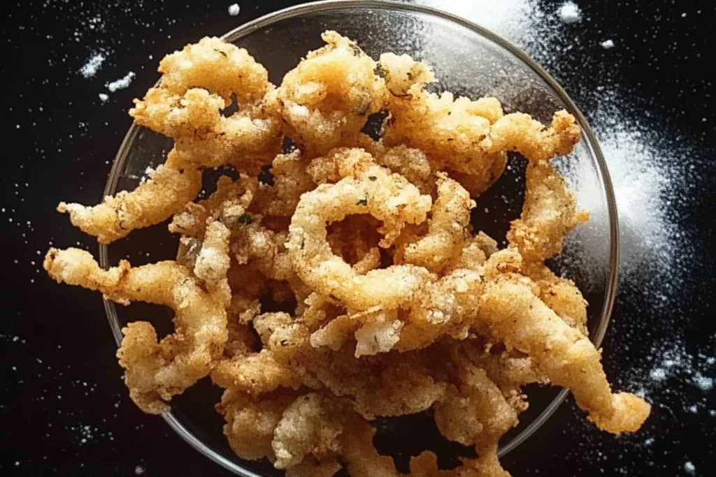 Crispy Calamari 2 Delicious crispy calamari served with a flavorful dipping sauce