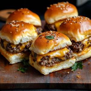 Hawaiian Roll Burger Sliders