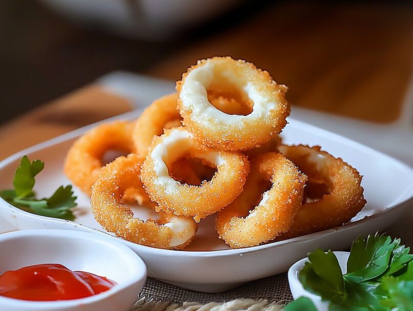 Mozzarella Stick Onion Rings 2 Mozzarella Stick Onion Rings