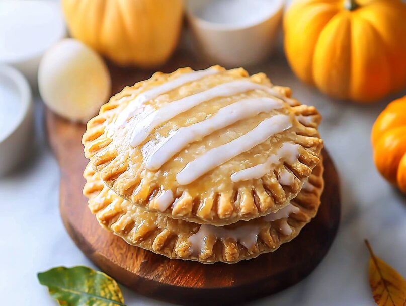 Pumpkin Hand Pies Maple Glaze 2 Pumpkin Hand Pies Maple Glaze