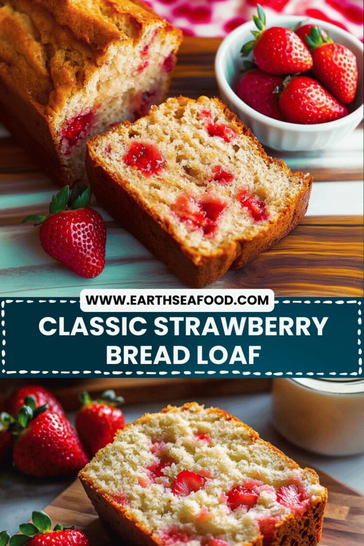 Strawberry Bread with Vanilla