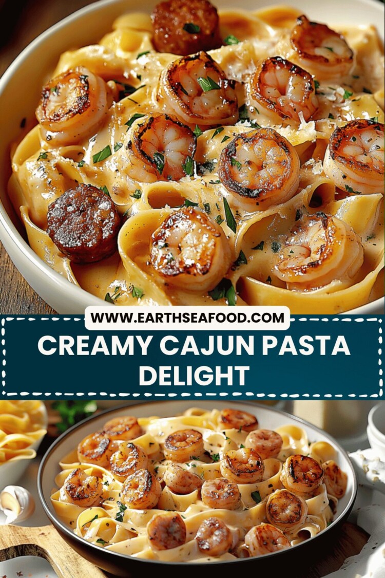 Creamy Cajun Shrimp Pasta 