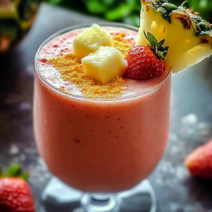 Strawberry Piña Colada Smoothie 3 Strawberry Piña Colada Smoothie