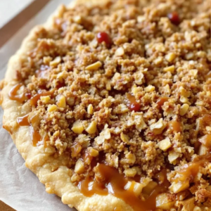 Apple Crisp Pizza 3 Apple Crisp Pizza