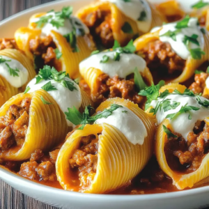 Taco Stuffed Shells 3 Taco Stuffed Shells