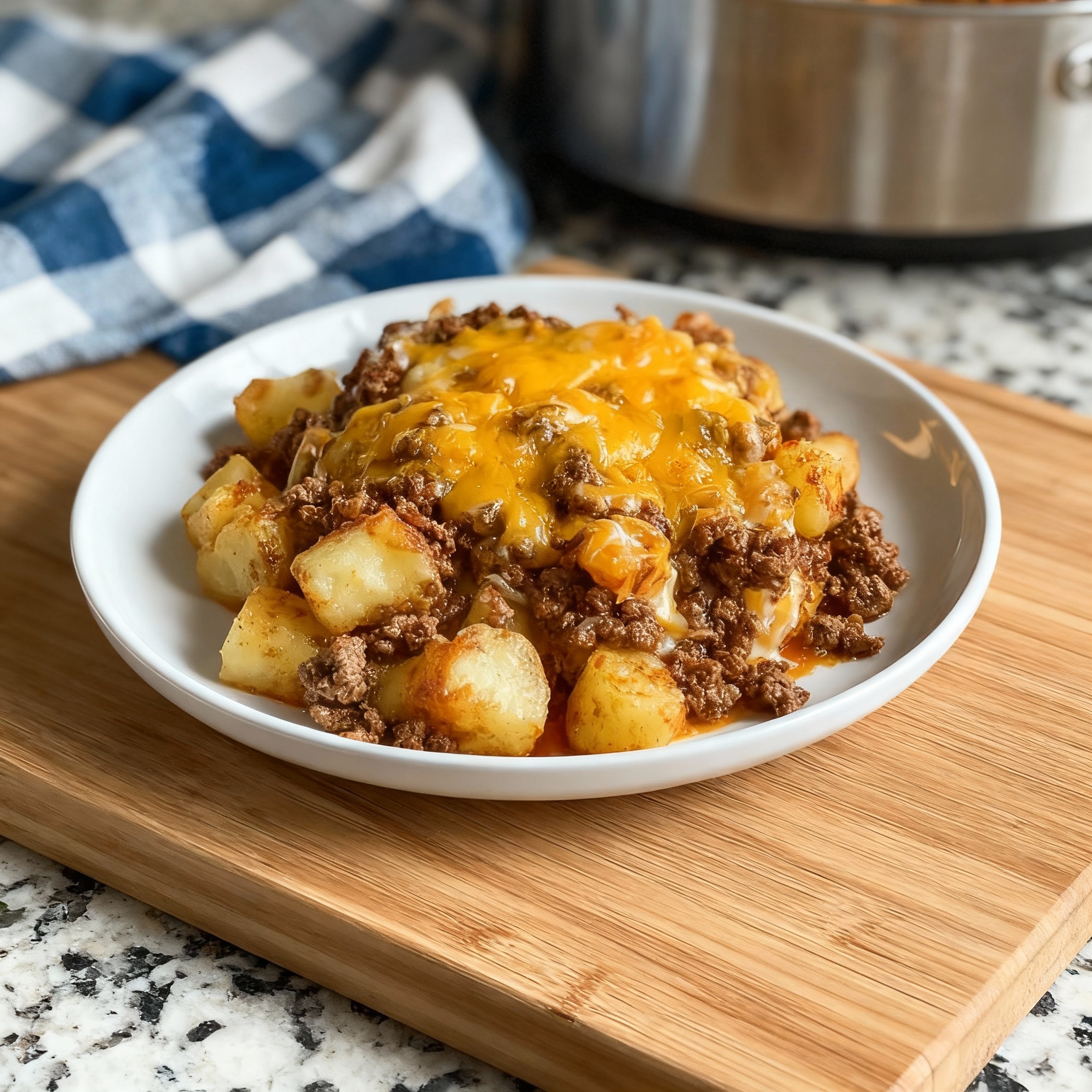 5-Ingredient Ground Beef Casserole