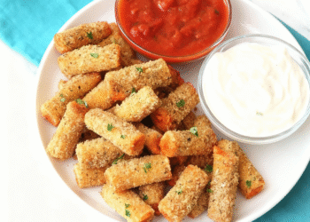 Air Fryer Stuffed Ziti Fritta