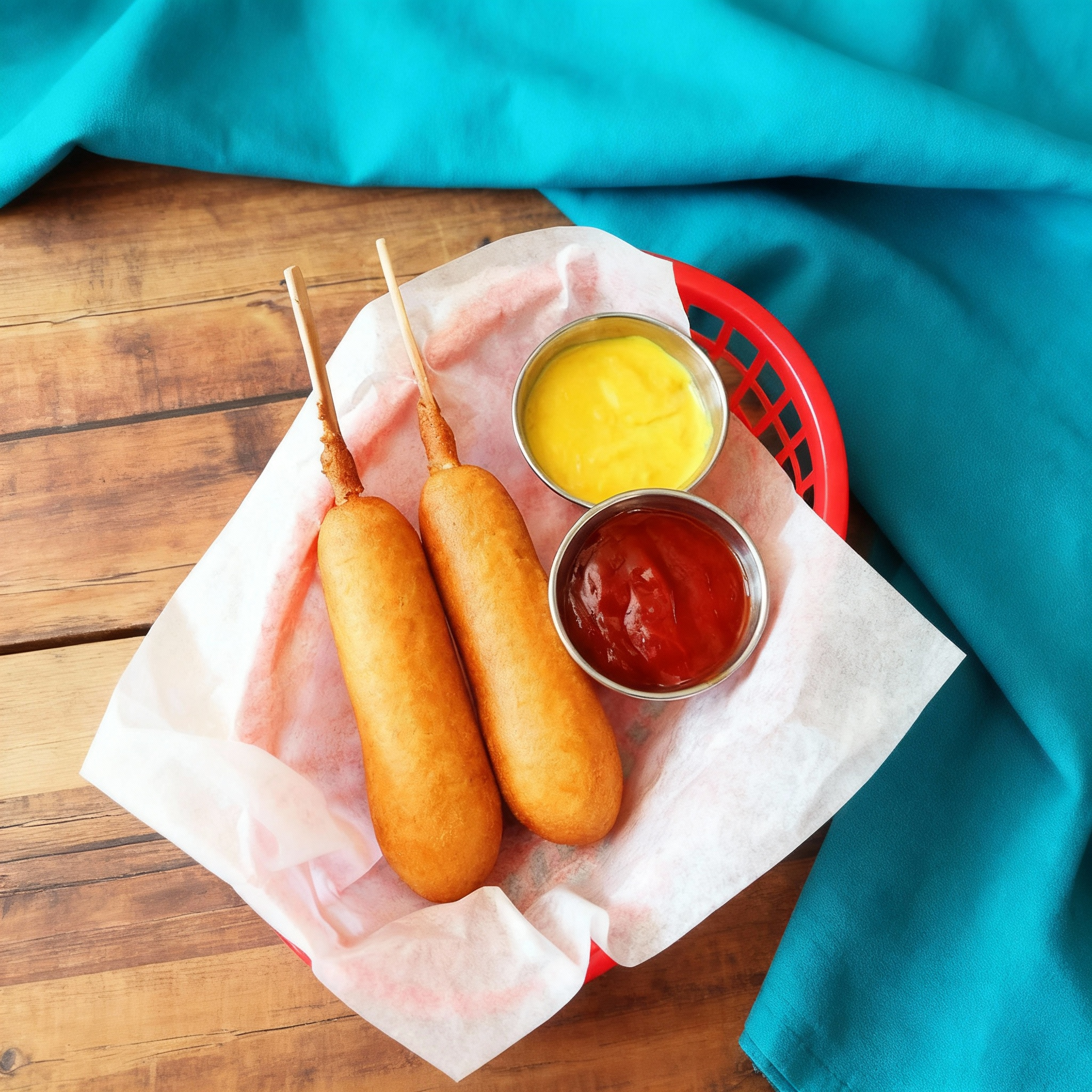 Crispy Air Fryer Corn Dogs