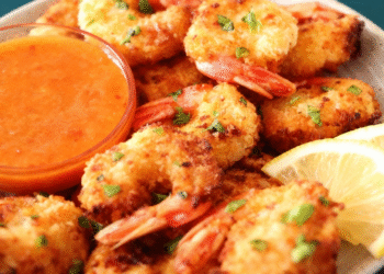 Crispy Coconut Shrimp with Zesty Dip