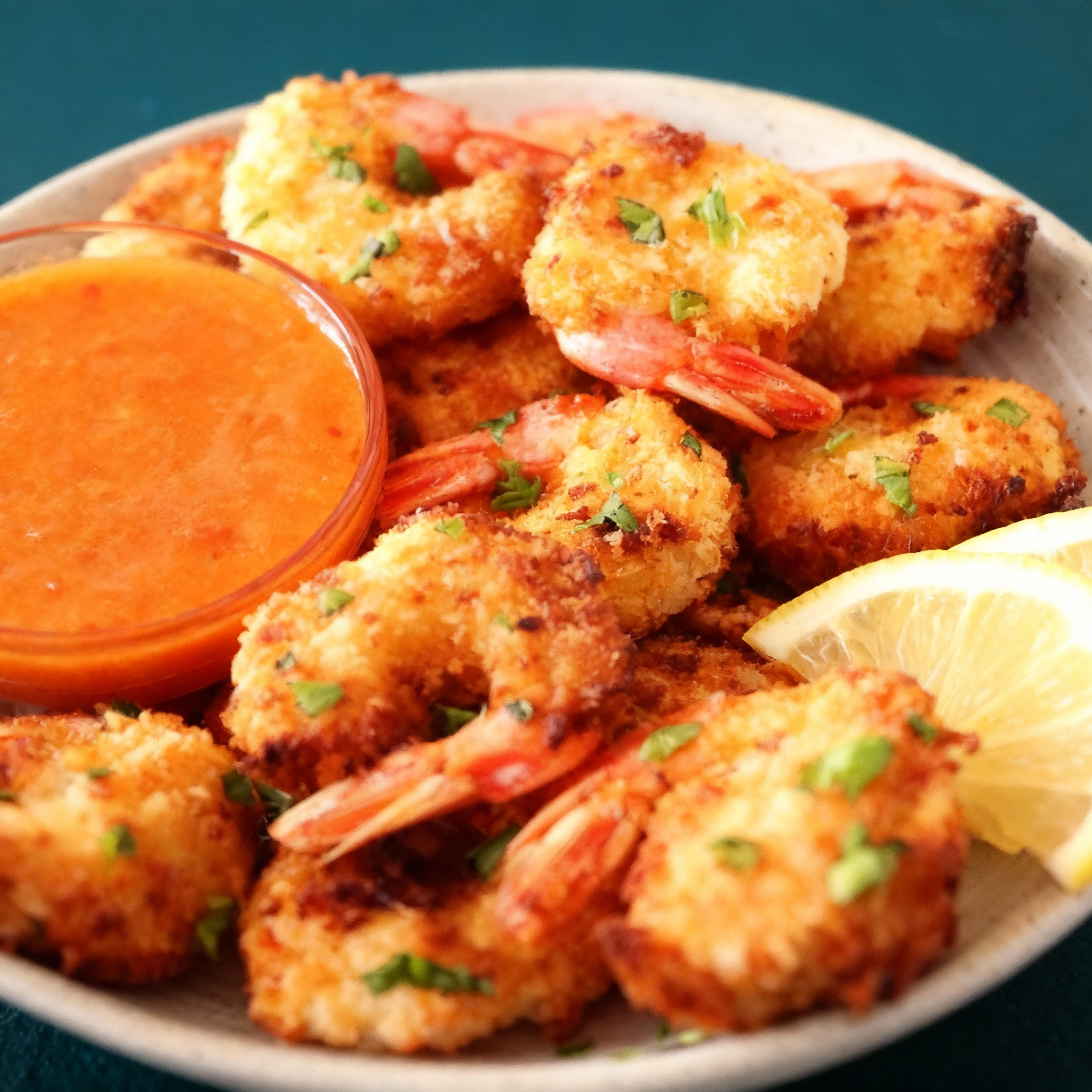 Crispy Coconut Shrimp with Zesty Dip