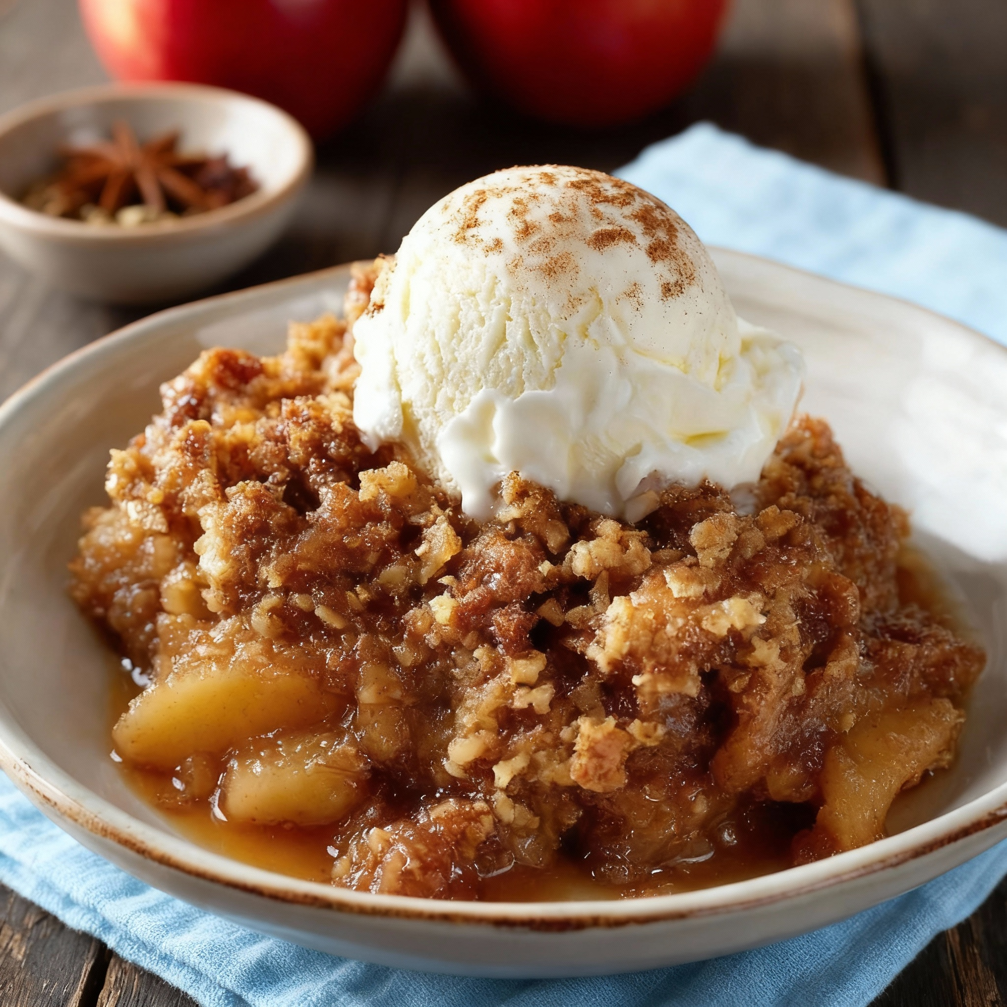 Warm Spiced Apple Cake