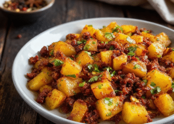 Mexican Potatoes with Chorizo