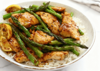 Lemon Chicken Asparagus Stir-Fry