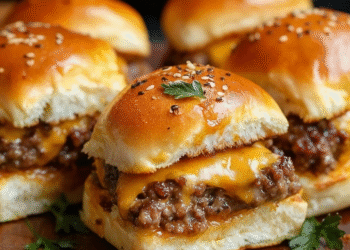 Hawaiian Roll Burger Sliders