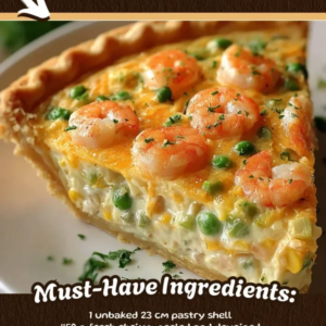 Shrimp Cheddar Pie