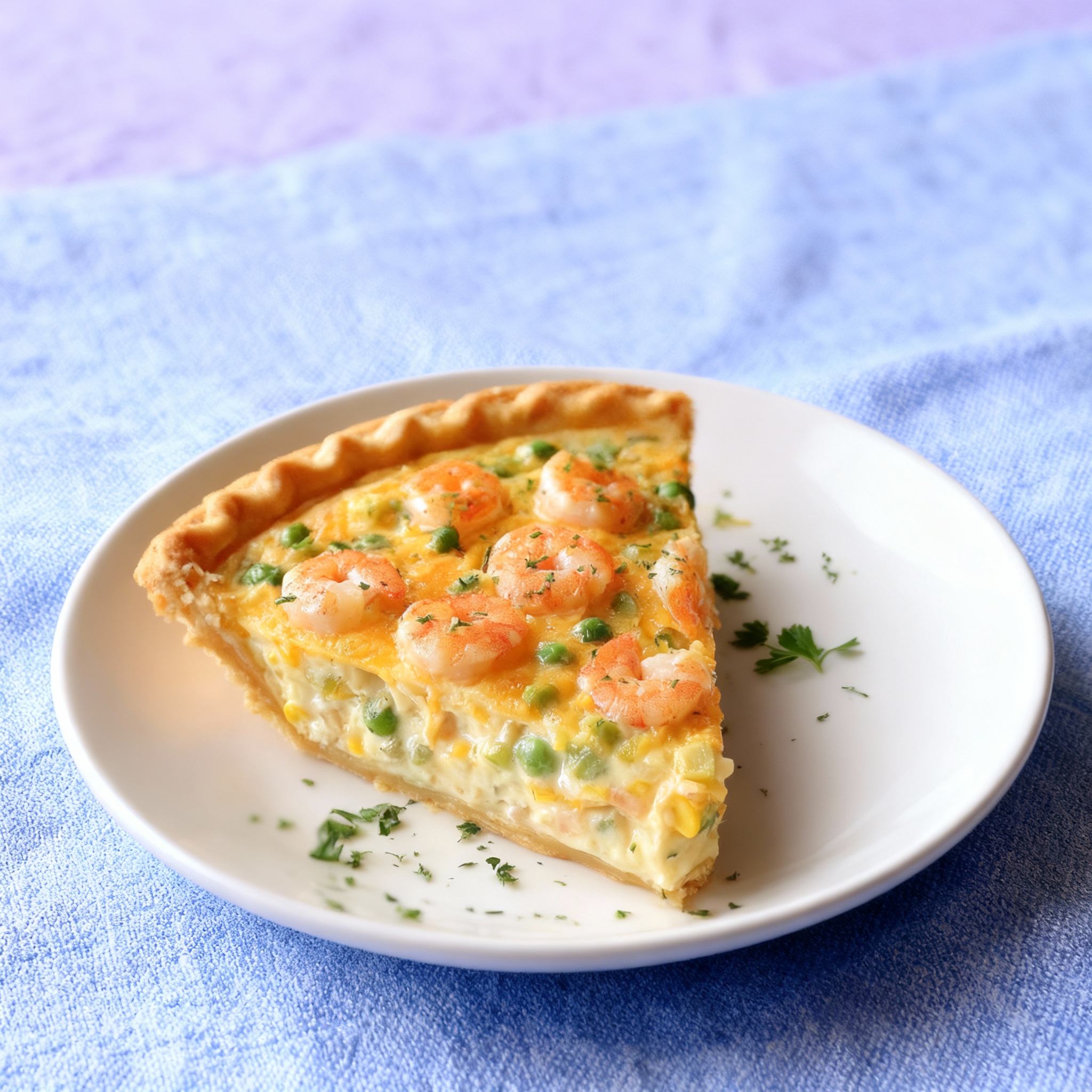 Shrimp Cheddar Pie
