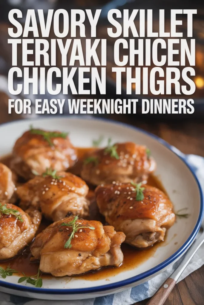 Savory Skillet Teriyaki Chicken Thighs for Easy Weeknight Dinners